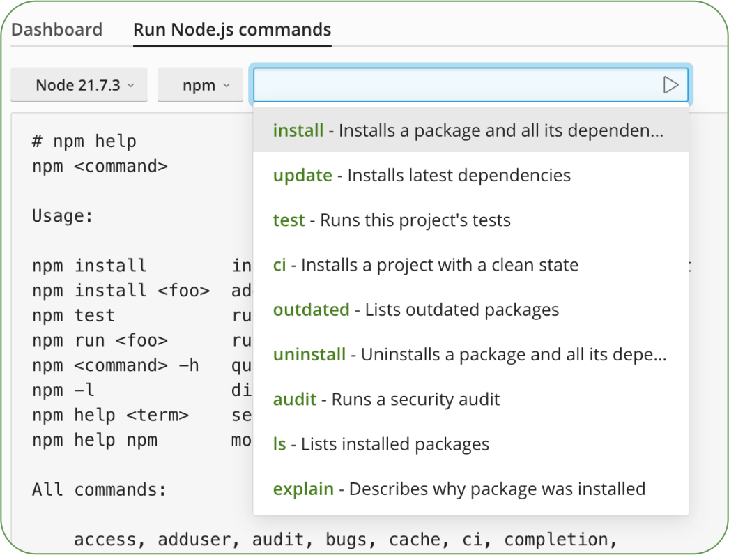 Terminal Commands Made Easy Manage Node JS App 